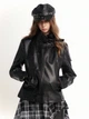 Куртка из эко кожи Shein sz25070897917253223 M черная (100008323) - изображение 5