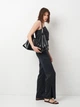 Атласний комбінезон H&M 1115310001c61 42 чорний (100009305) - зображення 3
