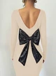 Свитер-платье Shein sz2410223064433837 S бежевый (100007957) - изображение 4