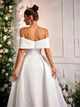 Весільна сукня Shein sz2411112978699959 L біла (100007526) - зображення 6