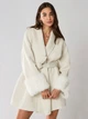 Пальто Shein sz2409138091859566 M белое (100008348) - изображение 4