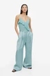 Топ с вырезом H&M 1171522004c61 M голубой (100009353) - изображение 3