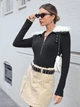 Боді у рубчик Shein sz2308187672272748 L чорне (100007776) - зображення 3