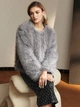Еко шубка Shein sz2405222232644430 M сіра (100007513) - зображення 1