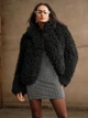 Шуба-тедди Shein sz2404209930099999 XS черная (100008045) - изображение 5