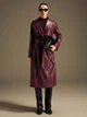 Пальто Shein sz25052021041000201 M бордовое (100008345) - изображение 7