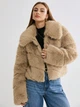 Еко шубка Shein sz2408029710946284 M бежева (100007520) - зображення 5