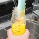 Электрическая щетка для мытья посуды BRUSH желтая AND412 USB IPX7 3 насадки - изображение 4