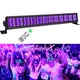 Светодиодная панель УФ 24LED 72Вт 52см Диско стробоскоп цветомузыка DMX512 - изображение 2