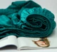 Простыня на резинке Moon&Star Emerald Satin Stripe 80х190х10 см (MS-850004621) - изображение 4