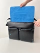 Мужская кожаная сумка Piquadro Blue Square (B2) CA3337B2_N для ноутбука 16" и документов черная - изображение 5