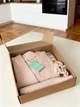 Жіночий подарунковий набір Bella (халат, рушник, скраб, резинка) COSY L Бежевий (cosy2160180s3) - изображение 1
