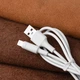 Кабель HOCO X25 USB to Lightning 2A 1m PVC connectors White (6957531080114) - изображение 4