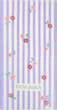 Рушник дитячий Little Dutch Dreamy Purple Stripe 60x120 см (8721321872351) - зображення 1