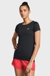 Жіноча чорна футболка UA HG Armour SS Under Armour XS 1328964-001 - изображение 1