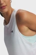 Майка жіноча біла Tech Sport Mesh Crop Tank Under Armour MD 6011229-100 - зображення 3