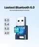 Адаптер для ПК UGREEN CM748 під керуванням Windows 11/10/8.1 Bluetooth 6.0 приймач та передавач для клавіатури/миші Black (75073) - зображення 3