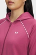 Жіночий рожевий спортивний костюм (худі, штани) UA Rival Tricot Tracksuit HD Under Armour XS 6001966-659 - изображение 3