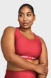 Жіночий червоний топ Crossback Mid Bra Under Armour SM 1361034-814 - изображение 4