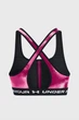 Жіночий малиновий топ UA Crossback Mid Print Under Armour XS 1361042-686 - изображение 4