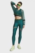 Жіночі зелені тайтси HeatGear Mesh Legging Under Armour SM 6010009-338 - изображение 2