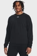 Чоловічий чорний світшот UA Rival Fleece Crew Under Armour XL 1379755-001 - изображение 1