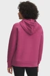 Жіноче рожеве худі UA Rival Flc Shimmer Hdy Under Armour M 6003710-659 - изображение 2