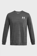 Чоловічий темно-сірий світшот UA Rival Terry LC Crew Under Armour S 1370404-025 - изображение 3