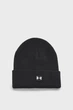 Чоловіча чорна шапка Halftime Cuff Under Armour OSFM 1373155-001 - зображення 1