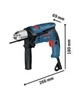 Профессиональная дрель электрическая ударная Bosch P - изображение 3
