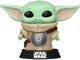 Игровая фигурка Funko Pop! серии Мандалорец - Грогу с броней Грязерога (90447) (8930007631421) - изображение 2