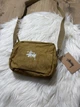 Сумка через плече Stussy Canvas з бавовни, жовта - зображення 9
