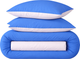Комплект постельного белья Mirson Ranforce Elite Pablo Blue (11-2107 + 19-4150) 143х210 (2200004669434) - изображение 1