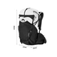 Рюкзак туристичний Naturehike Helium CNK2450XB016, 40 л, білий, L (6927595796979) - зображення 2