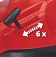 Газонокосилка аккумуляторная Einhell pxc gp-cm 36/41 Li 36в(18+18) 41см 50л 25-75мм 15.1кг (без акб и зу) 3413275 - изображение 8