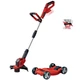 Триммер аккумуляторный Einhell ge-ct 18/28 Li TC-Solo 18в 8500об/мин 28см леска и тележка 2.15кг без акб и зп 3411212 - изображение 1
