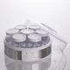 Йогуртница Sokany SK-08017 серебристая 20 Вт 1.26 л 7 баночек (107-80-SK-08017) - изображение 5