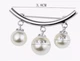 Брошь булавка Fashion Jewelry с жемчужинами, брошь-фиксатор для одежды,на платья, пиджак, серебристый (SVS) - изображение 2