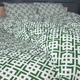 Простынь MirSon Полуторная 150х220 см 17-0951 Abstract Green Ranforce Elite (2200013166399) - изображение 1