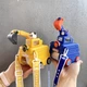 Пляшка для води дитяча ARDESTO Excavator 500 мл іграшка екскаватор синій зі шнурочком - зображення 3