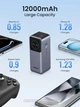 Зовнішній акумулятор (павербанк) Ugreen PB724 Nexode 12000mAh 100W Gray (35526) - зображення 8