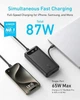 Зовнішній акумулятор (павербанк) Anker PowerCore 20000mAh 87W Black with Built-In USB-C (A1383H11) - изображение 3