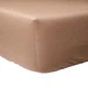 Простыня на резинке Moon&Star Brown Сатин Premium 80х190х10 см (MS-850004141) - изображение 1