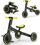 Дитячий триколісний велосипед KinderKraft 4Trike Black/Yellow - зображення 4