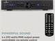 Інтегральний підсилювач Auna AV2-CD608BT Black - зображення 2