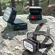 Ліхтар налобний акумуляторний Yajia YJ 12 LED 1200 mAh світлодіодний ліхтарик на голову USB (9Z7І) - зображення 3