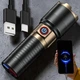 Акумуляторний ліхтар 1000 лм COB CB X53 з Power Bank USB-C ZOOM IPX4 туристичний ручний (35X) - зображення 2