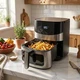 Безмасляная мультипечь Crownberg CB 6.5л 2000Вт аэрофритюрница электрическая аэрогриль с антипригарной чашей (4555-1) - изображение 6