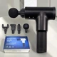 Массажный пистолет Fascial Gun черный ударный перкуссионный массажер для тела и мышц ручной профессиональный для спорта и восстановления (ОZ3-HK) - изображение 1