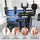 Массажный пистолет Fascial Gun черный ударный перкуссионный массажер для тела и мышц ручной профессиональный для спорта и восстановления (ОZ3-HK) - изображение 4